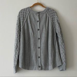NWOT Loft Sweater w/ Scalloped Knit Sleeves